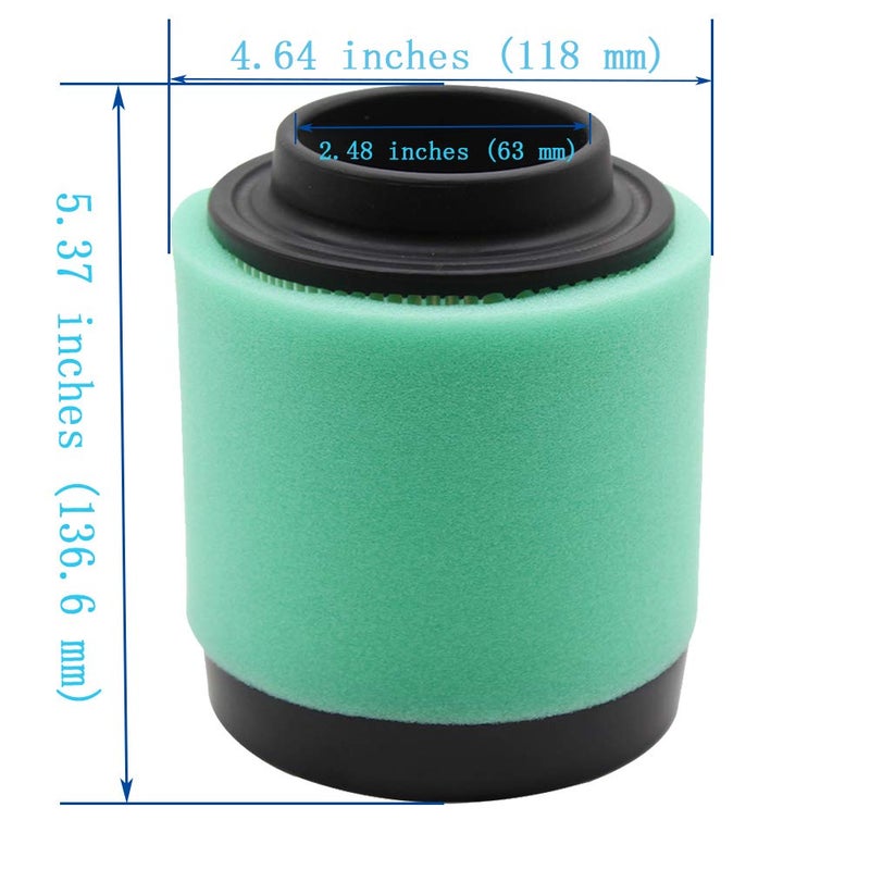 LOCOPOW 1253372 Air Filter for Polaris Magnum 330 325 ATP 330 Trail Boss 325 330 4x4 Trail Blazer 330 With Oil Filter 2520799 Fuel Filter 2530009 3 packs - Image 2